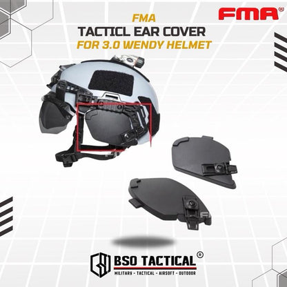 FMA Tactical Ear Side Cover Protection Helmet for EX Helmet 3.0 Outdoor