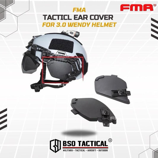 FMA Tactical Ear Side Cover Protection Helmet for EX Helmet 3.0 Outdoor