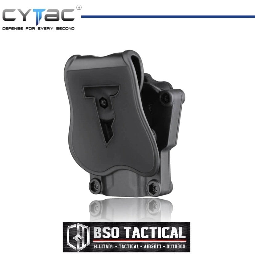 Holster Tactical Cytac Gen 1 Mega Fit Gen 1 Holster Universal 80+ Type Original - Belt Clip / Paddle