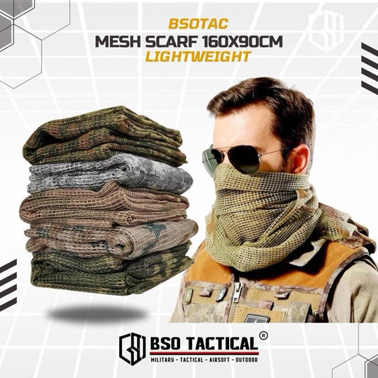 Sorban Jala Sniper Veil Outdoor Tactical Camouflage Mesh Scarf - 160x90 cm