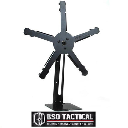 TMC x FYT Shooting Target Texas Star IPSC 5 Plate Steel Rotating