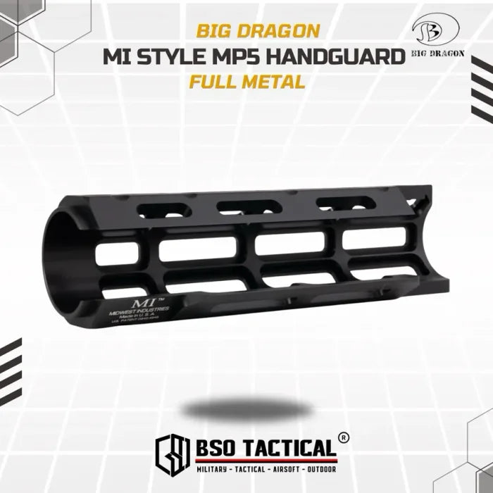 BD RIS MP5 7” MI Style Handguard Full MetaL Tactical - MLOK