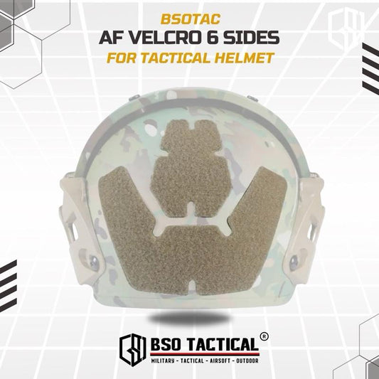 BSOTAC Perekat Helm AF Exterior for Patch Accesories Tactical 6 Sides