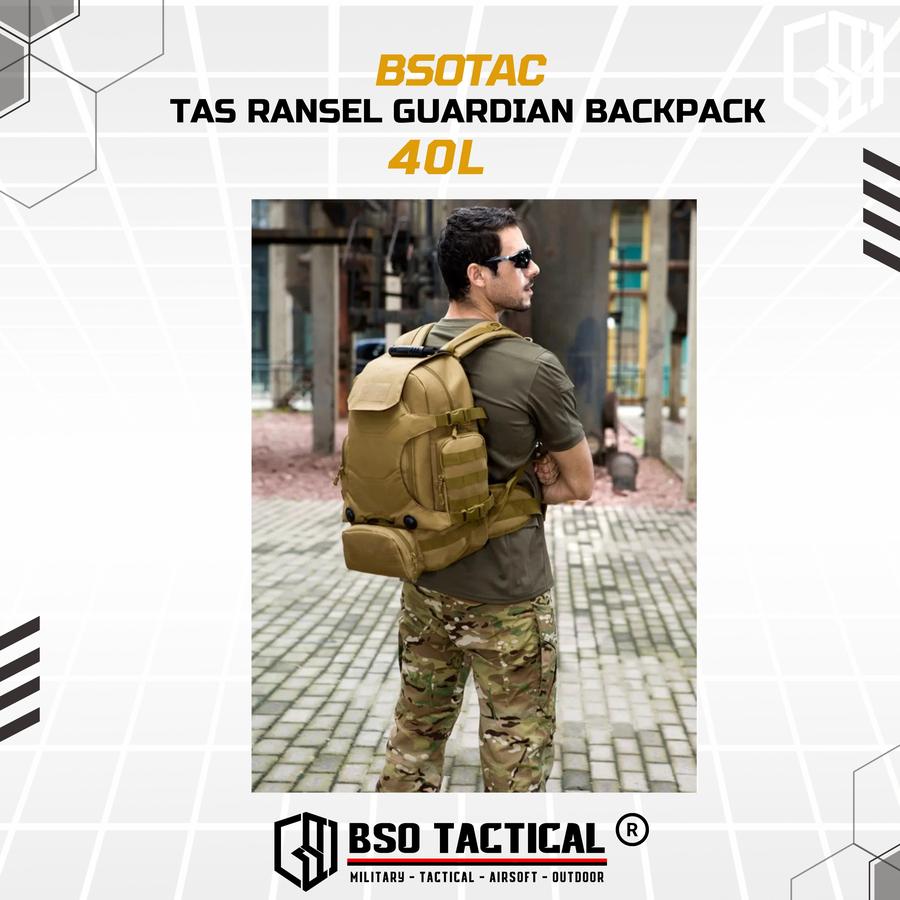 Tas Ransel Guardian Tactical Outdoor Multipurpose Backpack 40L Bag