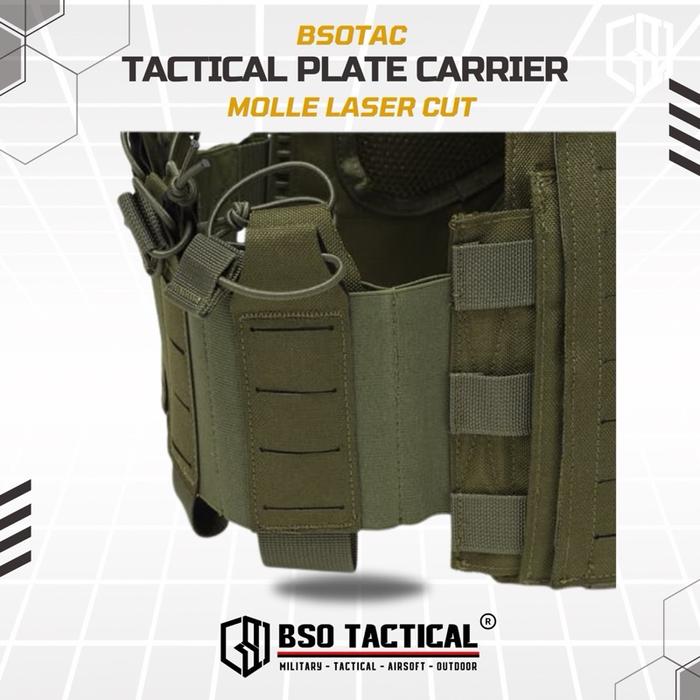 Rompi Olahraga LAVC Tactical Jungle Adventure Kit Vest Modular Molle Laser Cut Training Vest Gym Fitness Hyrox Outdoor