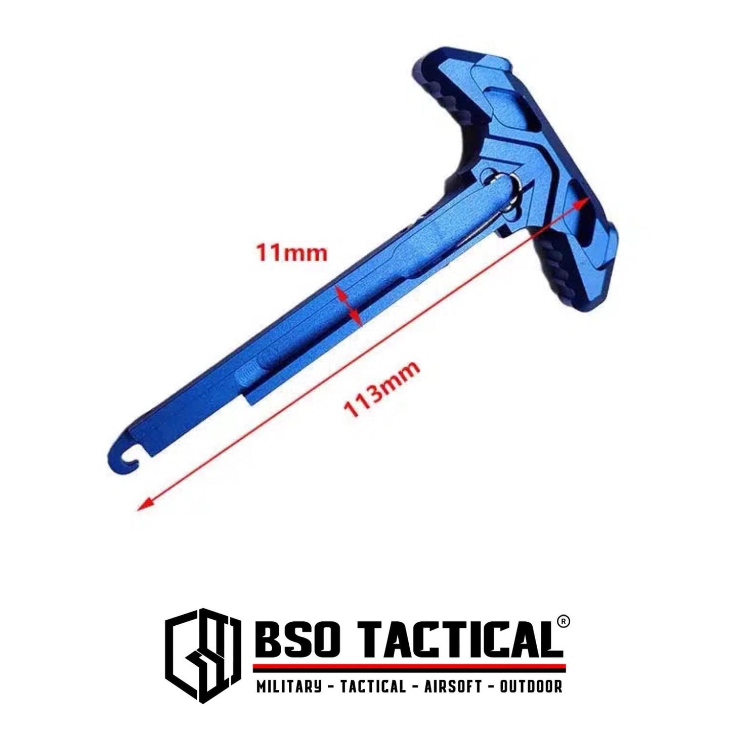 SI Style Latchless Charging Handle Metal CNC for WGG AEG M 4 AR 15