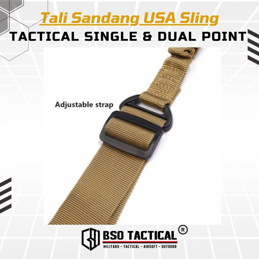Sling Viper Tali Sandang USA Single & Dual Point Outdoor