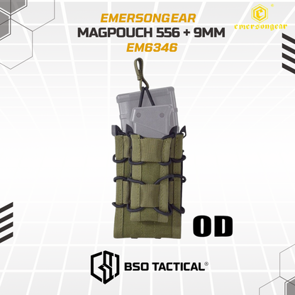 Emerson Gear Tactical Open Modular Double 556 9mm Mag Pouch Molle