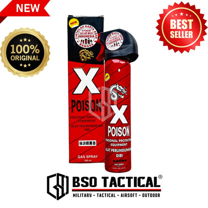 Semprotan Pepper Spray X Poison Self Defense EDC ORIGINAL