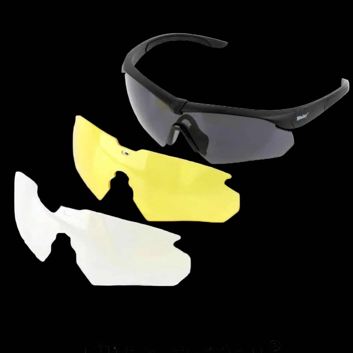 Kacamata Outdoor Daisy C10 Tactical Sun Glasses TR90 Frame 3 Lens