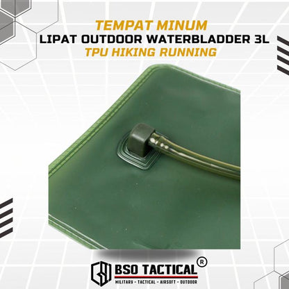 Tempat Minum Lipat Outdoor Waterbladder 3L TPU Hiking Running Backpack Air