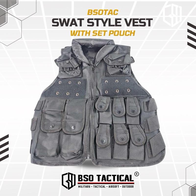 Rompi Olahraga Multifungsi Outdoor Vest Cosplay Full Set Pouch Gym Running Hyrox Outdoor Sports