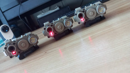 Senter Laser DBAL A2 Tactical Light LED Flaslight with Switch