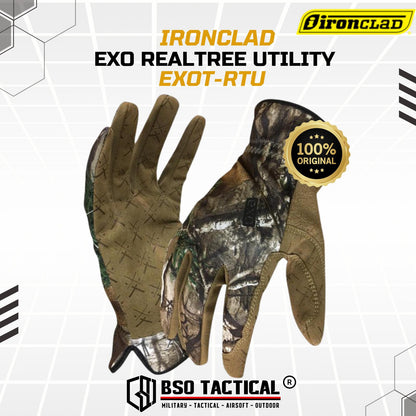 Sarung Tangan Ironclad Glove EXO Realtree Utility Full Finger Outdoor