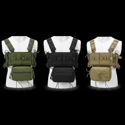 Chestrig Tactical MFC Micro Fight Classic Chest Rig Multifungsi Storage MG Pouch Outdoor Sport