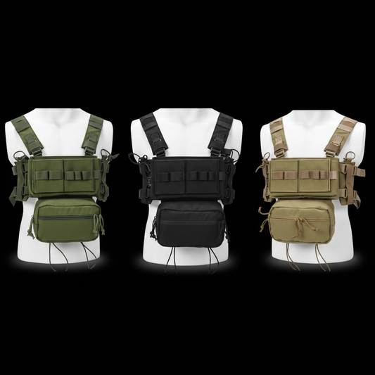 Chestrig Tactical MFC Micro Fight Classic Chest Rig Multifungsi Storage MG Pouch Outdoor Sport