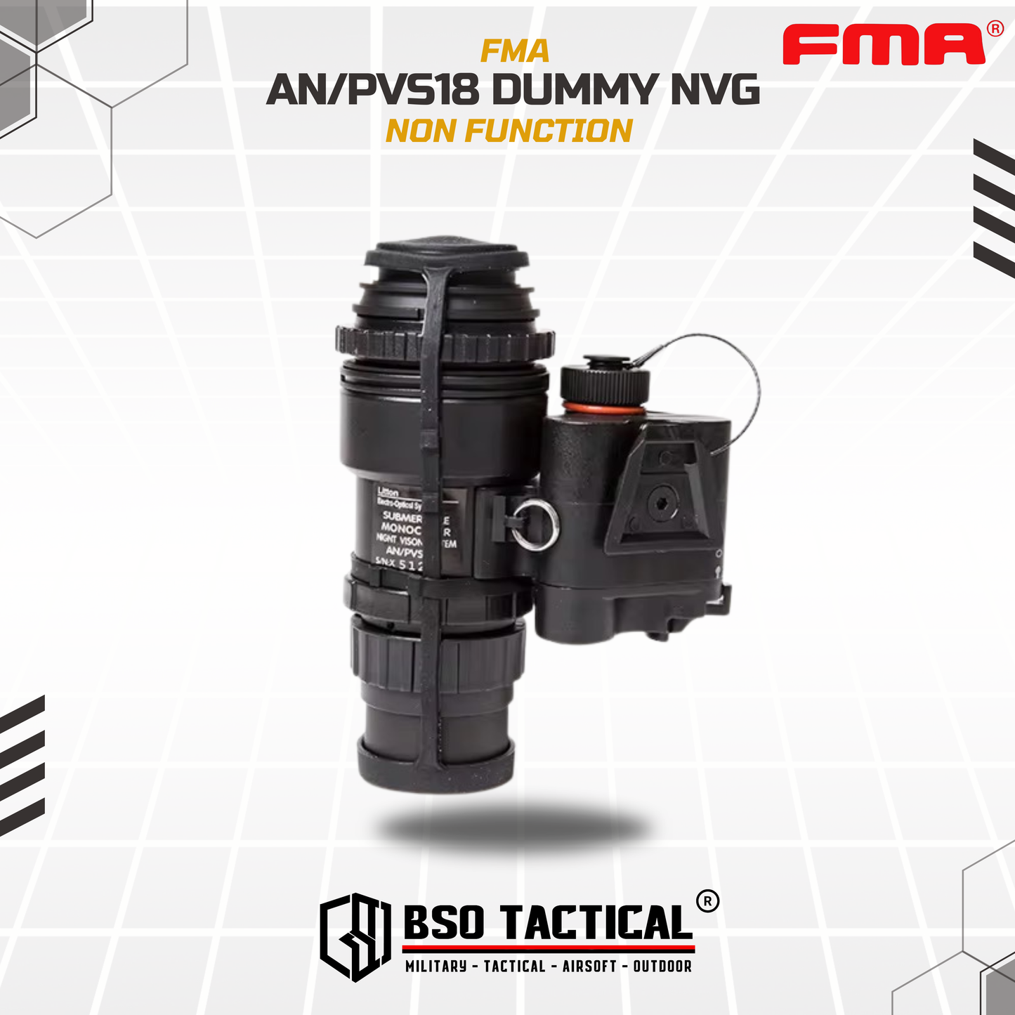 FMA Tactical NVG PVS18 Dummy Model Non-Functional Night Vision Goggles Cosplay Toys - TB1206