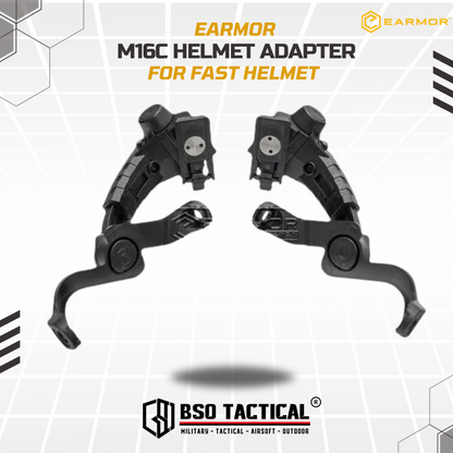 Earmor M16C Adapter Tactical Headset Mount Hearing Protection M31 M32 Outdoor