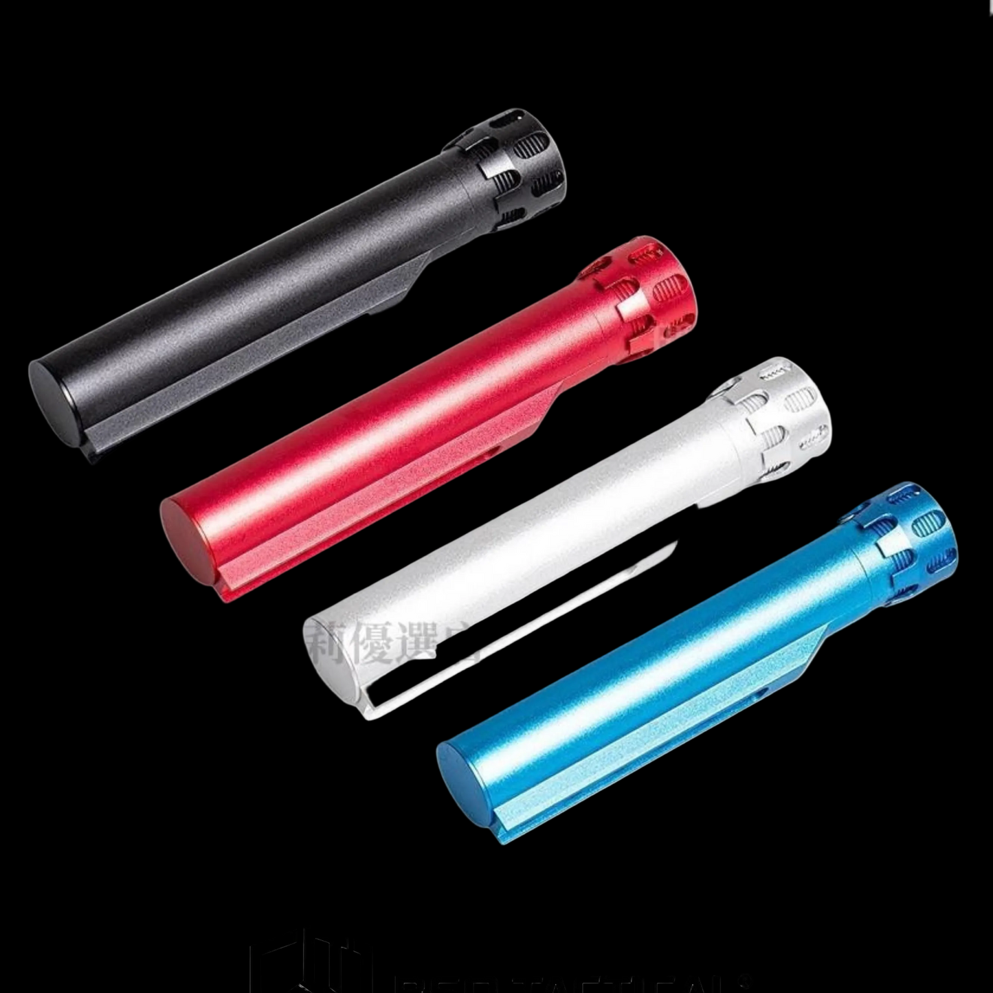 Tabung Popor AEG CNC Alumunium M4 AR15 Tactical Buttstock Pipe 6 Position