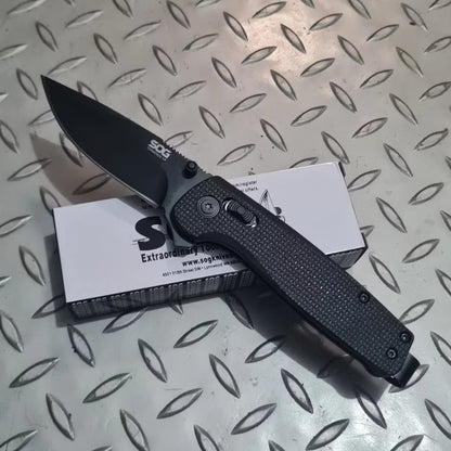 Pisau Lipat SOG Outdoor Knife Cryo D2 Style Hunting Camping Knives Survival EDC Gear