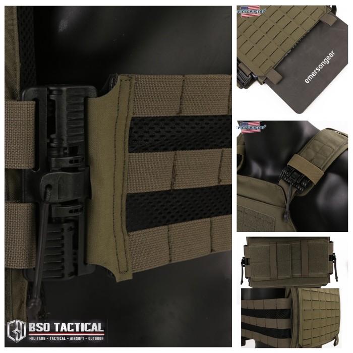Rompi Tactical Vest Emerson Blue Label LAVC Assault ROC Plate Carrier ORI Outdoor Gym Fitness Running Hyrox