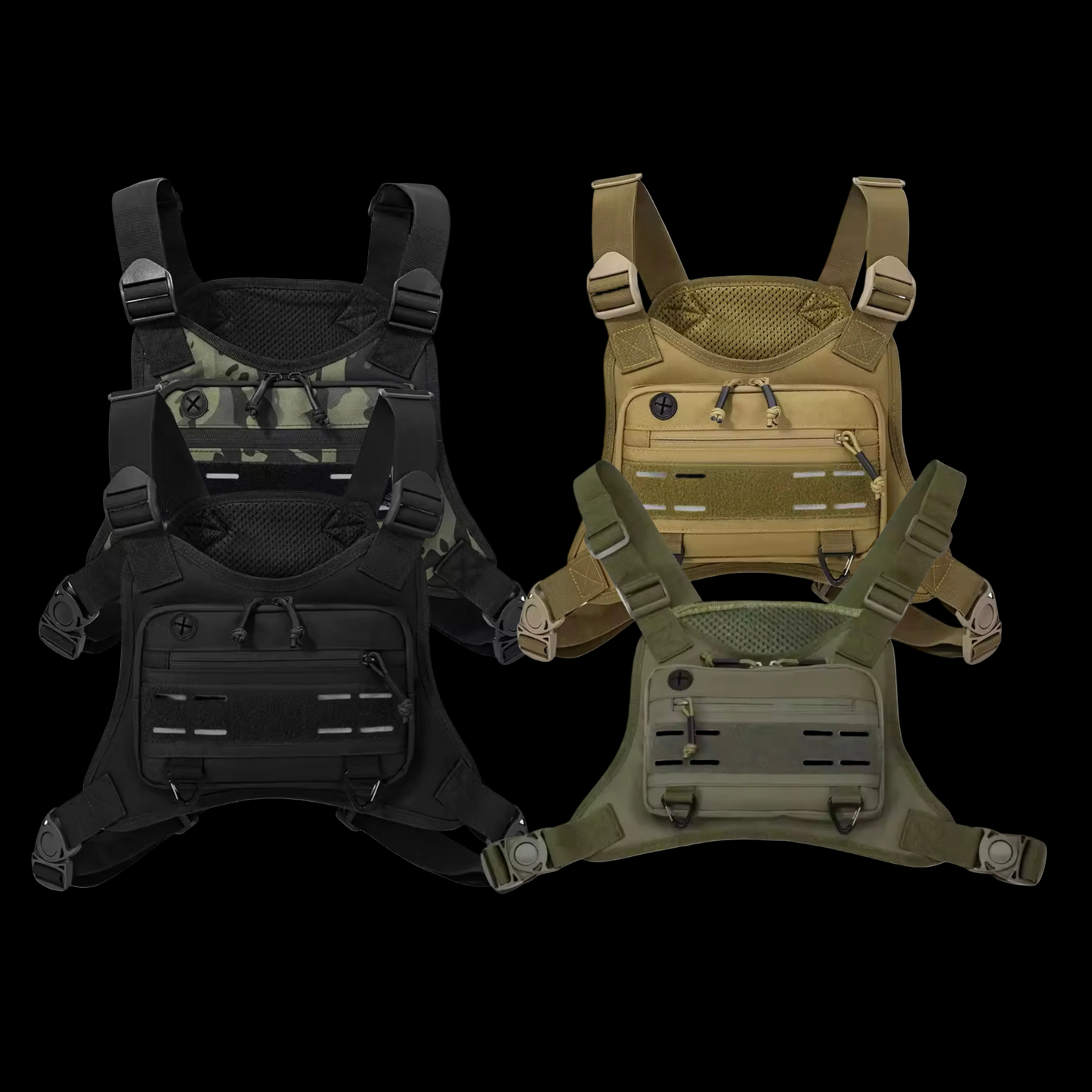 Front Chest Pack EDC Outdoor Sport Bag for Hiking Fishing Cycling Camping Gear