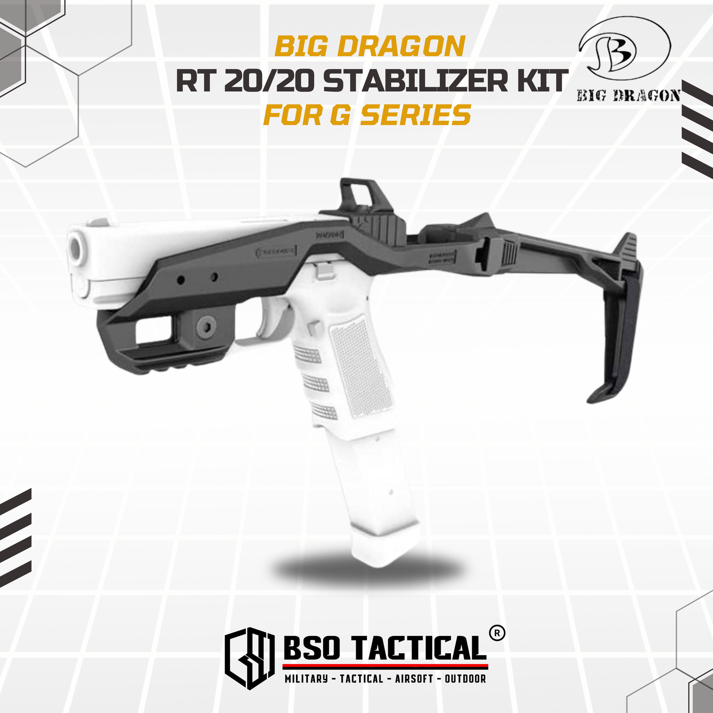 Recover Tactical RT 20/20 Arm Brace Stabilizer Kit G Series
