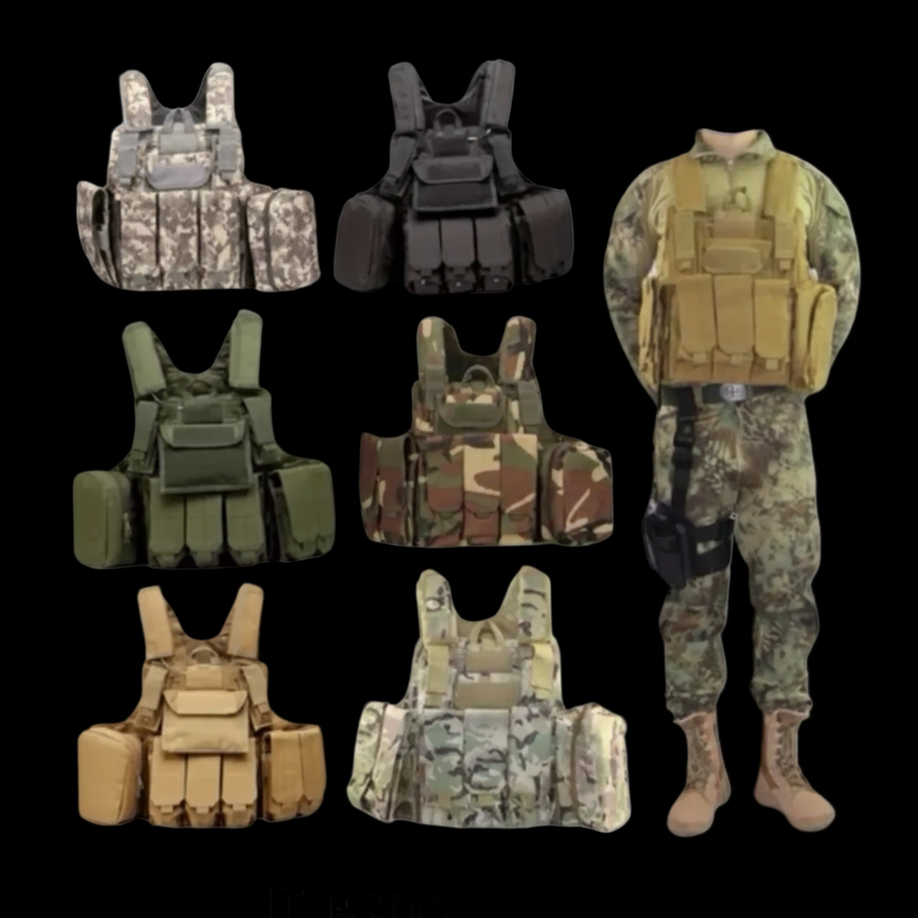 Rompi Olahraga CIRAS Outdoor Vest Full Set Pouch untuk Olahraga Luar Ruangan Sport