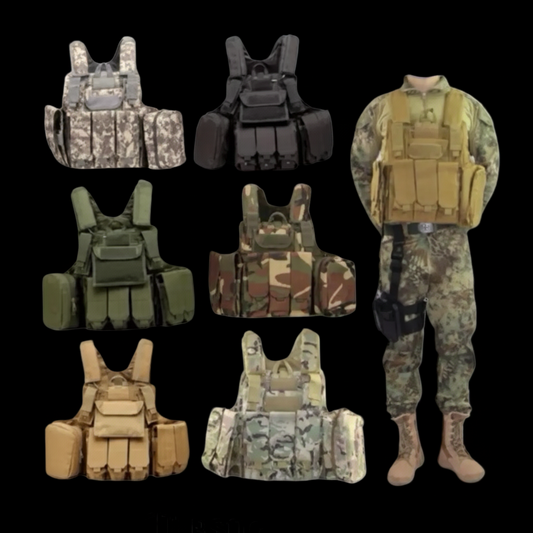 Rompi Olahraga CIRAS Outdoor Vest Full Set Pouch untuk Olahraga Luar Ruangan Sport