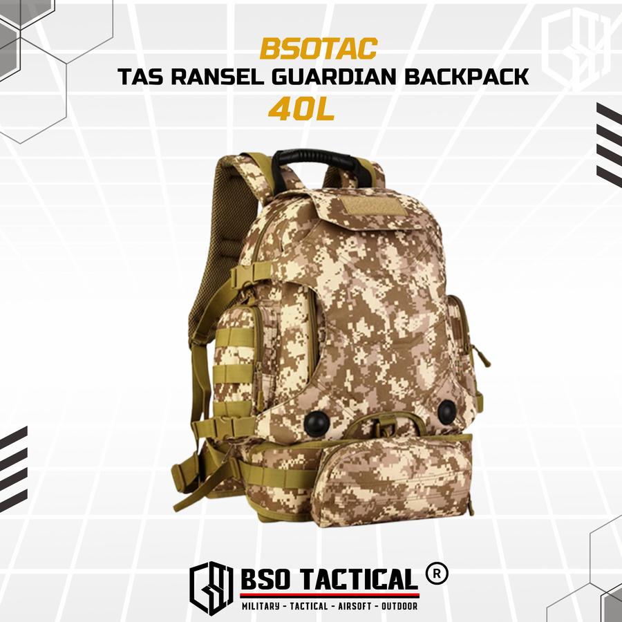 Tas Ransel Guardian Tactical Outdoor Multipurpose Backpack 40L Bag