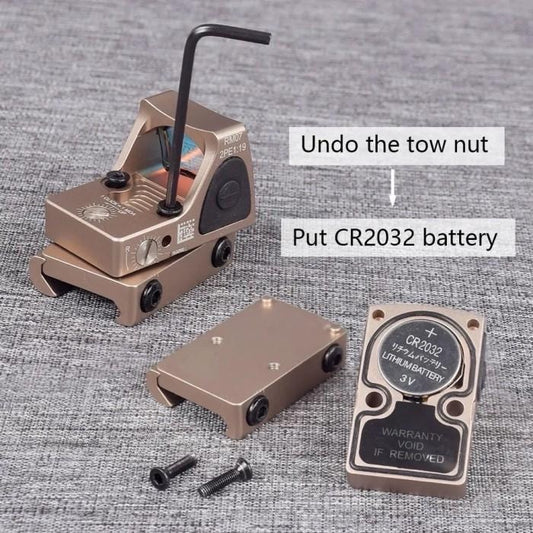 Tactical RMR Red Dot Sight with Picatinny Mount