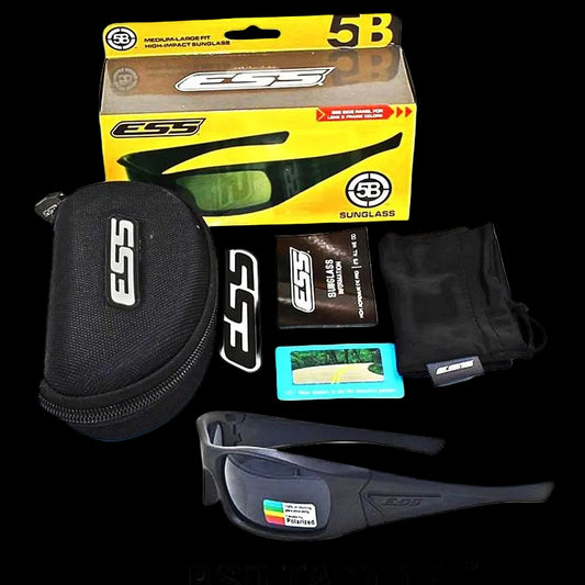 Kacamata Tactical ESS 5B Outdoor Goggle Sunglasses Sport - Grey