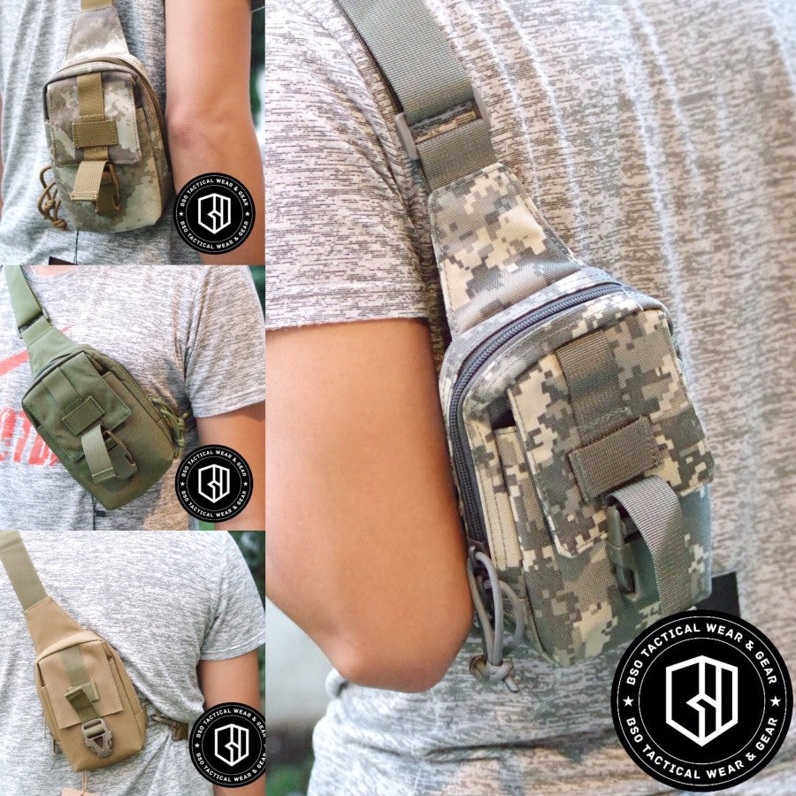 Tas Selempang Tactical Mini Wallet Bag Outdoor Sport Bag - 9119