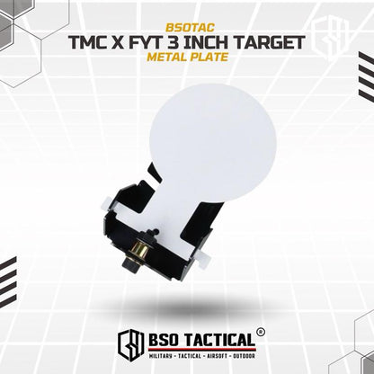 TMC x FYT Tactical Target Plate 3 Inch Metal IPSC Shooting Practice