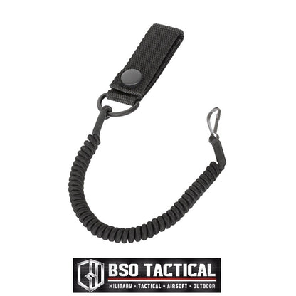 OPSMEN Flashlight Lanyard Spiral Sling Tali Senter with Belt Connector OA003