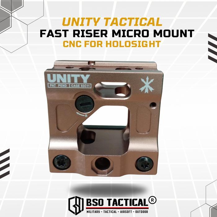 Unity Tactical FAST Riser Micro Mount CNC for Holosight T1 T2 Romeo