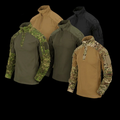 Baju Outdoor Helikon Tex MCDU NYCO Ripstop Long Sleeve Basic Shirt - ORIGINAL