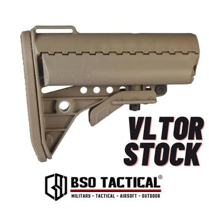 Popor Tactical Airsoft VLTOR Style AEG Buttstock
