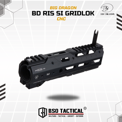 RIS SI Gridlok Handguard Complete CNC Full Metal Marking