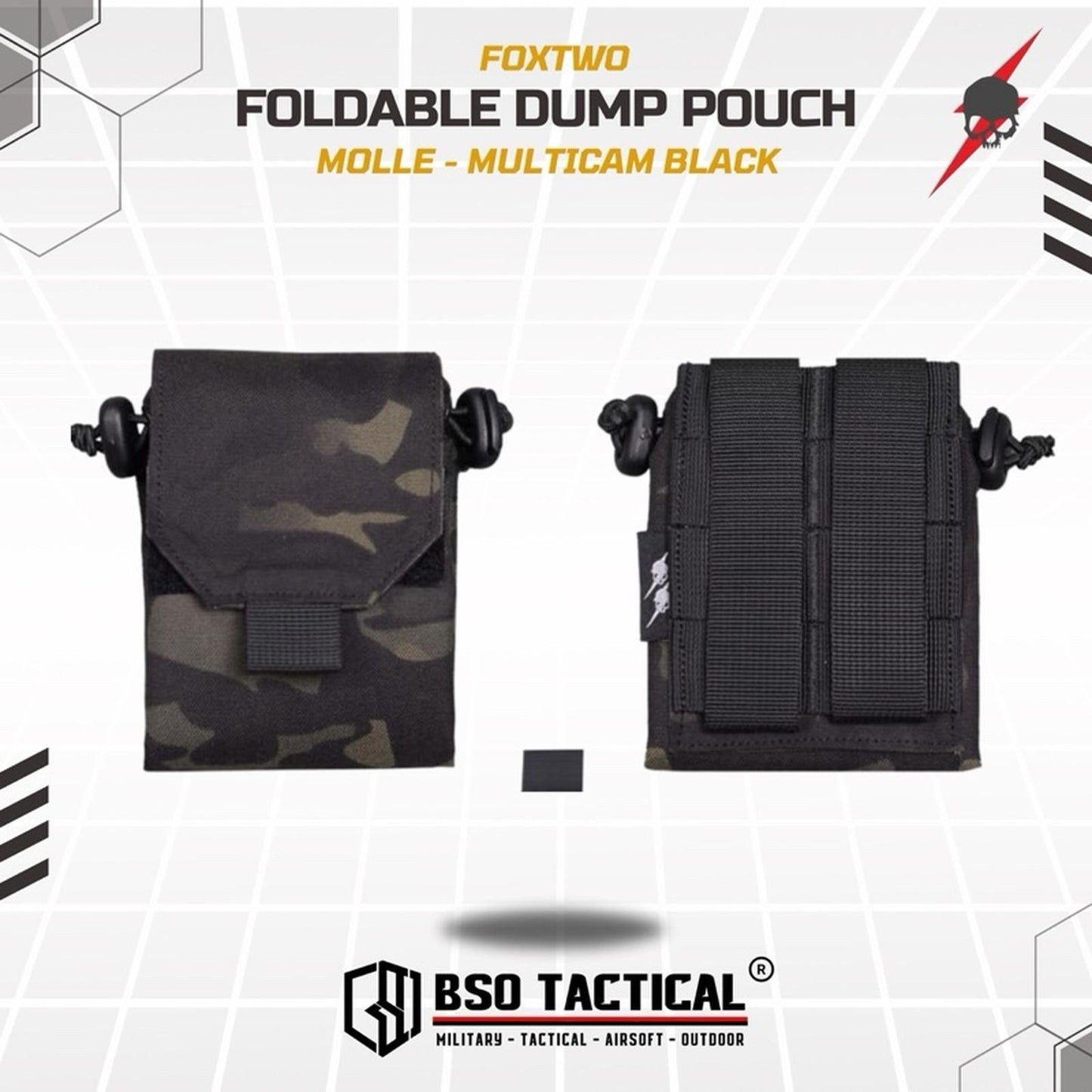 FOX TWO Tactical Drop Pouch Dump Pouches Molle