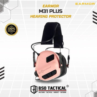 Earmor M31 PLUS Safety Hearing Protector Version Earmuff Earphone Headset Earbuds Headphone - ORIGINAL