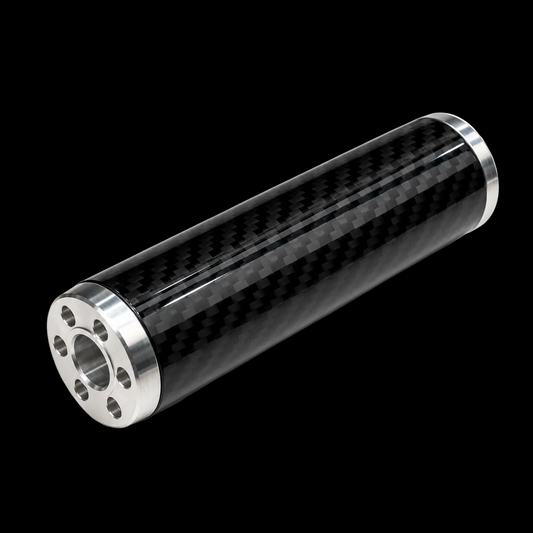 Trident Custom Mock Silencer Slim AEG 14mm CCW Flare Carbon