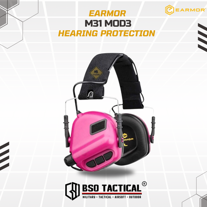 Earmor M31 Mod 3 Outdoor Safety Hearing Protection with AUX Input