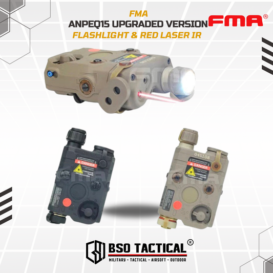 FMA ANPEQ 15 Upgraded Version LED White Light + Red Laser IR