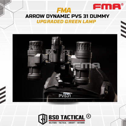 FMA PVS31 Dummy NVG Upgraded with Green Lamp No Function