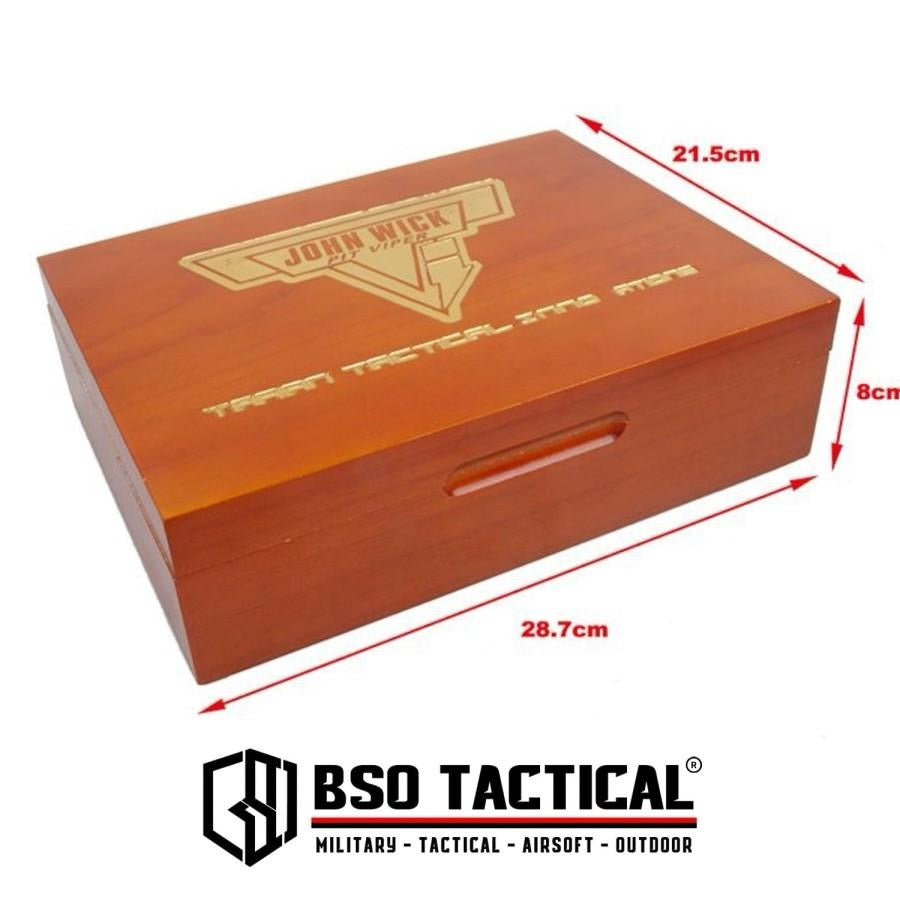 Koper Wooden Case TTI John Wick Pit Viper Collection Toys