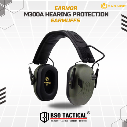 Earmor M300A Tactical Headset Hearing Protection Earmuff Earphone
