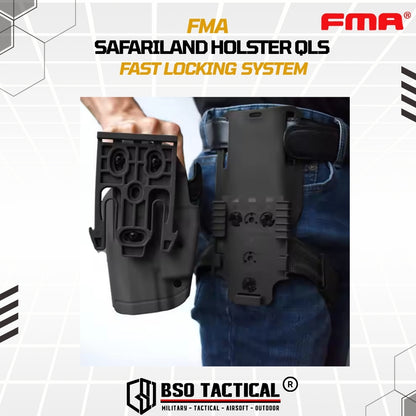 FMA Safariland Style QLS Fast Quick Locking System Holster