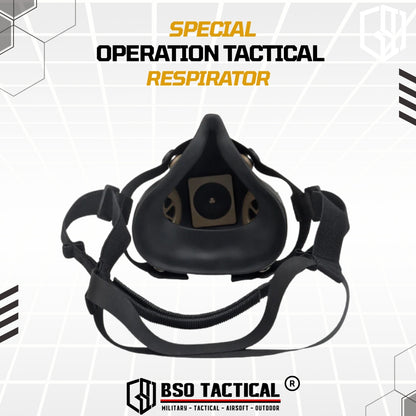 SOTR Style Tactical Mask Breather Hepa Filter Function Special Respirator