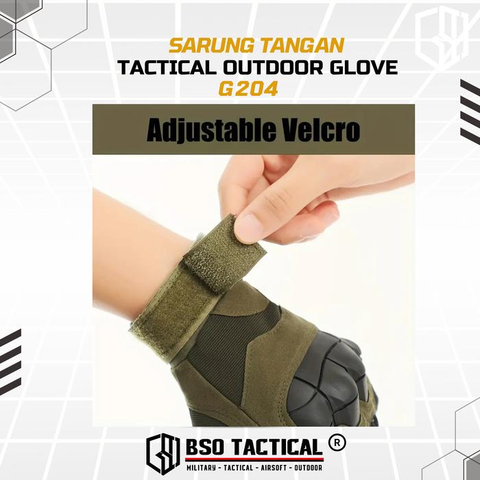 Sarung Tangan Tactical G3 Fingerless Outdoor Glove G204